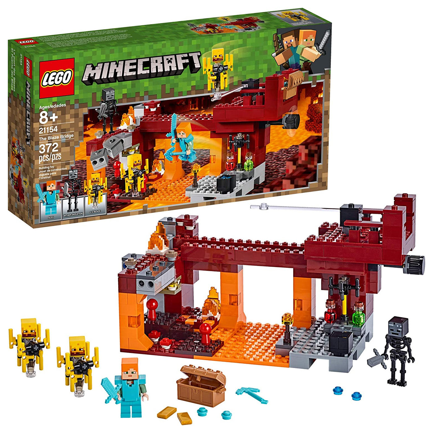 LEGO Minecraft: The Blaze Bridge Set 21154