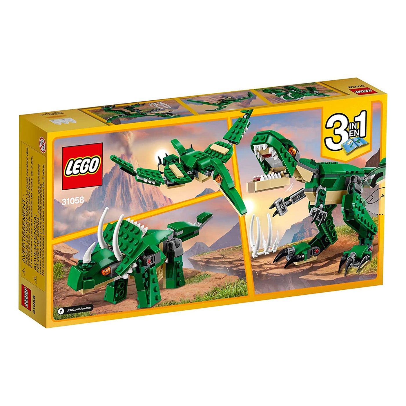 LEGO Creator: Mighty Dinosaurs Set 31058