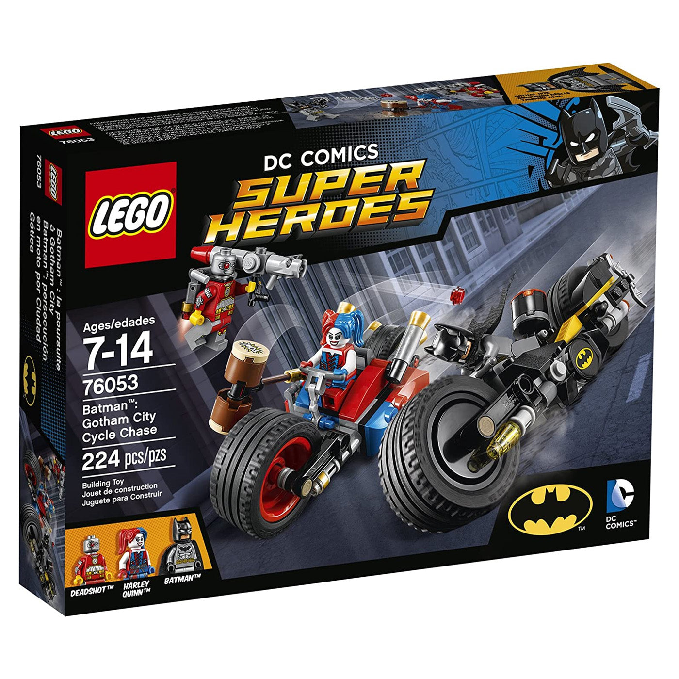 LEGO DC Comics: Batman Gotham City Cycle Chase Set 76053