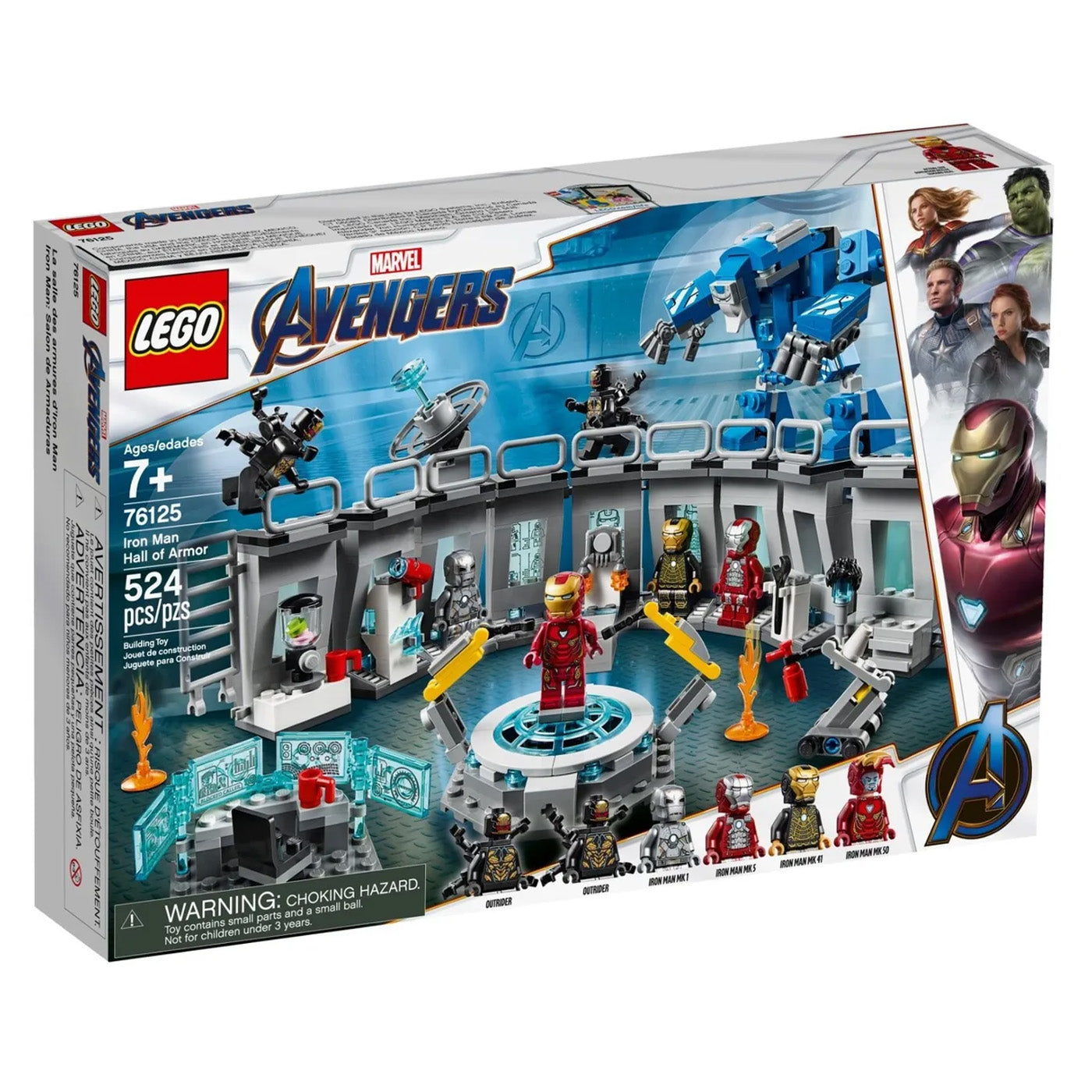 LEGO Marvel Avengers: Iron Man Hall of Armor Set 76125
