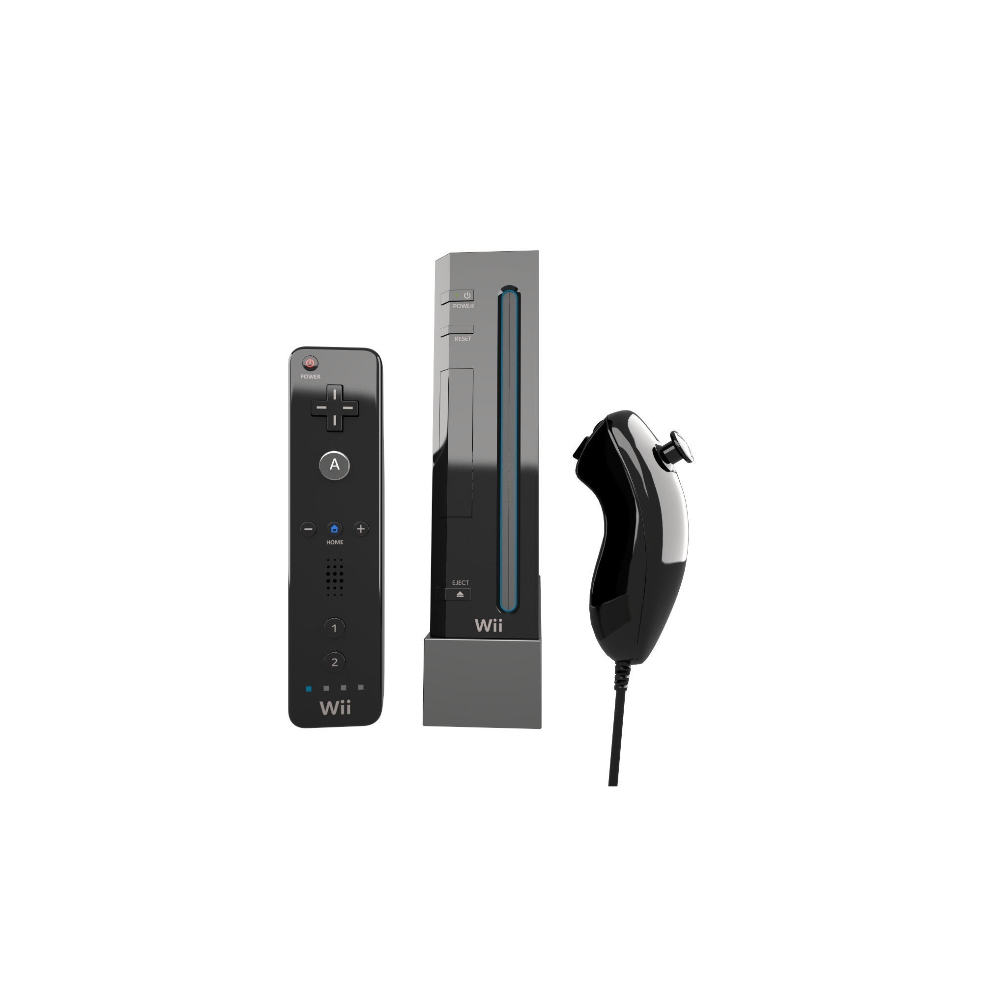 Nintendo Wii RVL-101 Wii Console Black